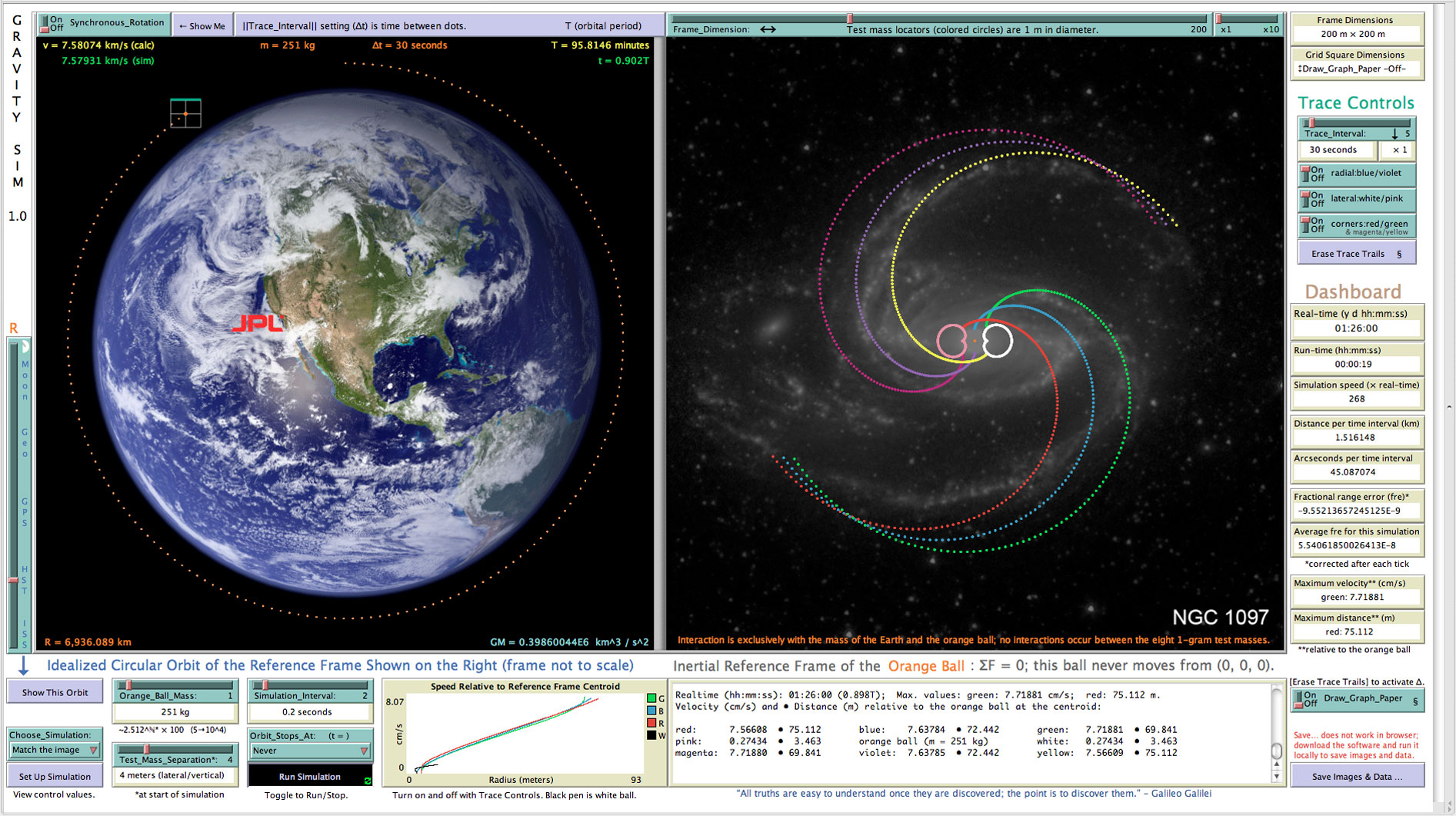 Simulation of spiral galaxy formation.